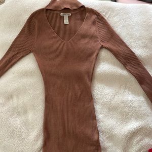 Chest Cut Out Bodycon Dress